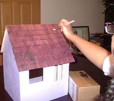 dollhouse roofing