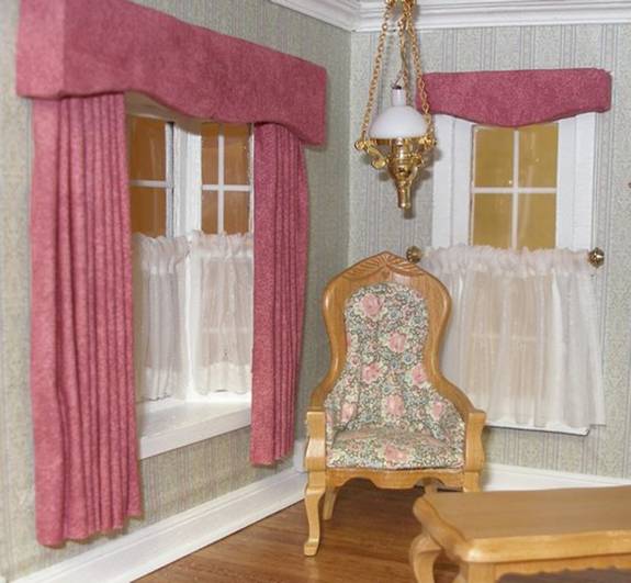 Dollhouse Window Treatments