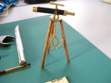 miniature telescope dollhouse