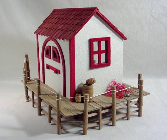 Miniature Dollhouse Dock
