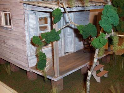 Landscaping my dollhouse