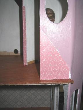 Wall Papering Your Dollhouse