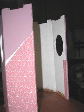 Wall Papering Your Dollhouse