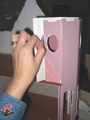 Wall Papering Your Dollhouse