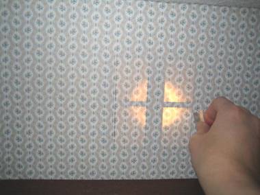 Wall Papering Your Dollhouse