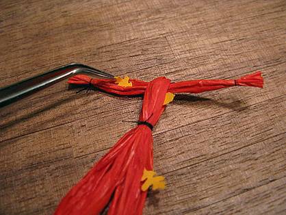 How to make a miniature scarecrow
