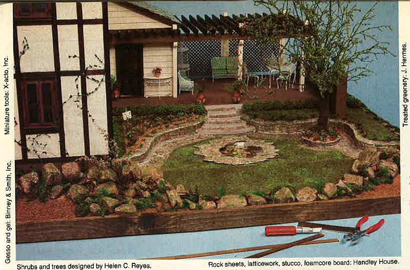 english country miniature house mar 1981 decorating craft ideas
