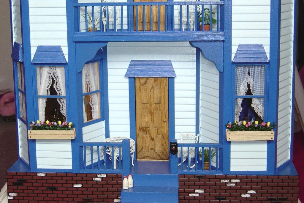 Front Porch View Dollhouse Delights The Greenleaf Miniature Community