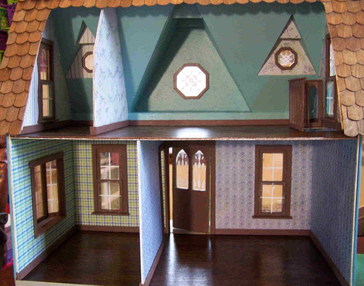My Orchid's interior so far My First Dollhouse The Greenleaf
