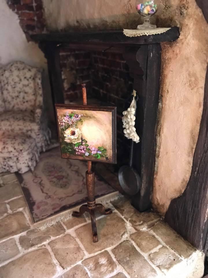Oil Painted Fireplace Screen Members Gallery The Greenleaf