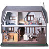 The Glencroft Dollhouse: Furnished Back View