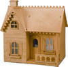 Haunted House Dollhouse: Unpainted Front View