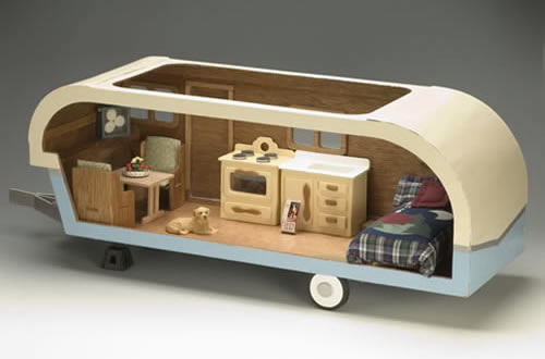 9311 Miniature Trailer PB grey fs